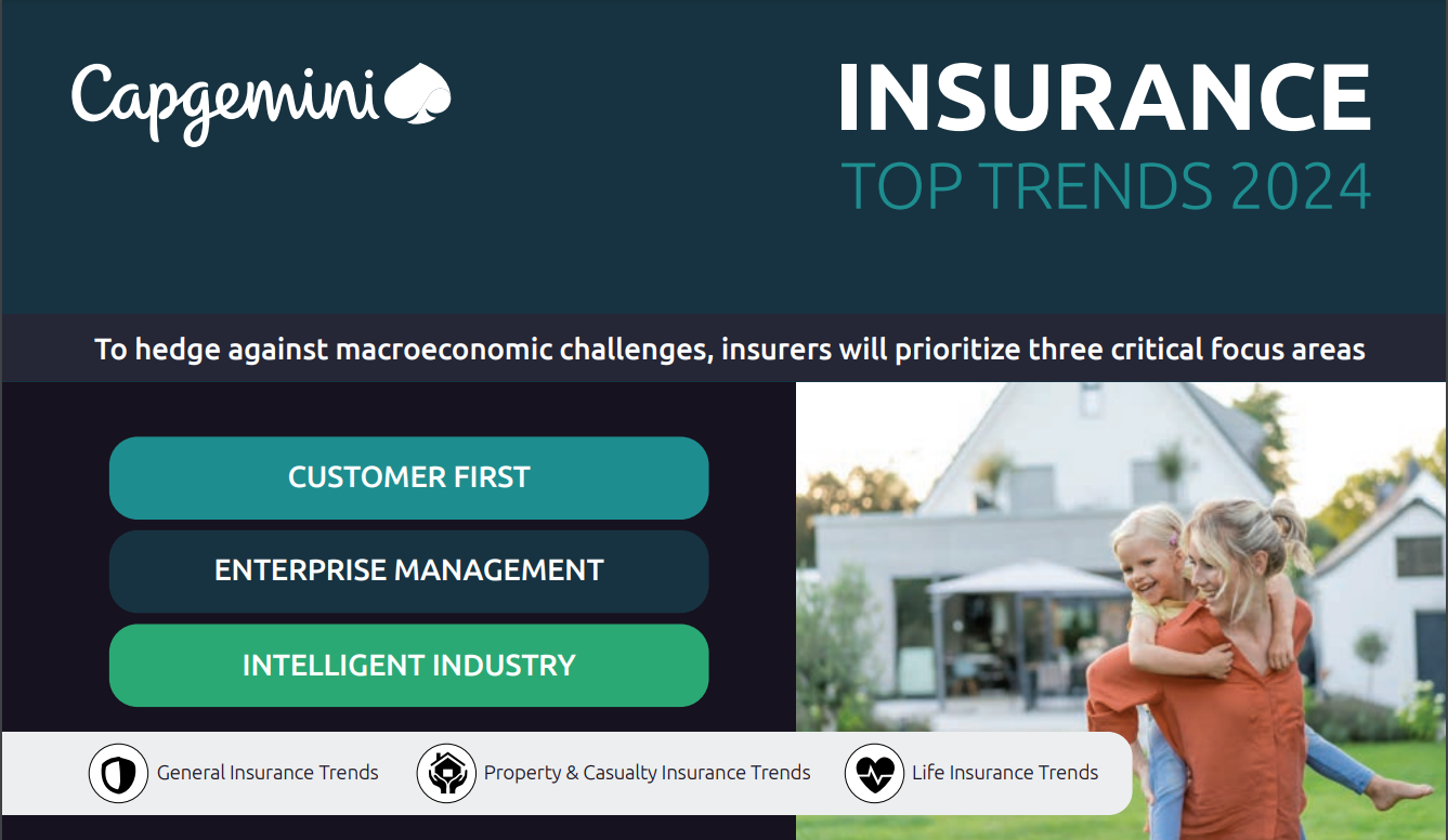 Top trends 2024 in de verzekeringssector volgens Capgemini